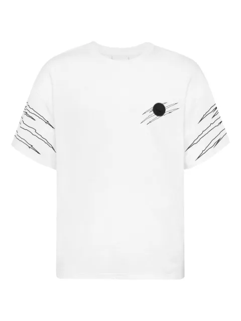 Plein Sport playera con detalle de rasguño