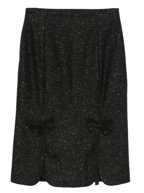 スカート Early 2000s Galliano bow mini skirt 30579004_61011033_600.jpg