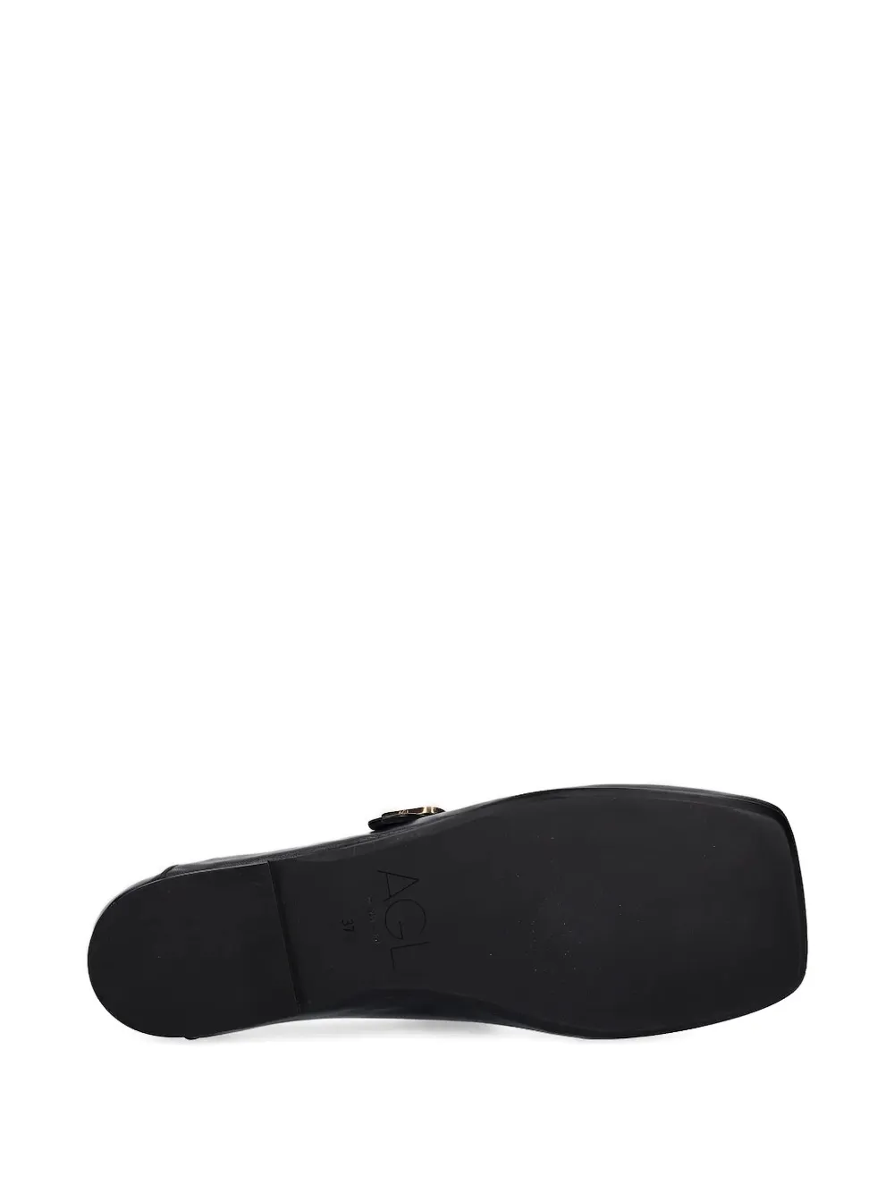 AGL Cercamic buckle-detail stitched shoes Black