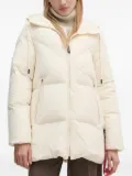 AFTER LABEL hooded quilted puffer jacket - White