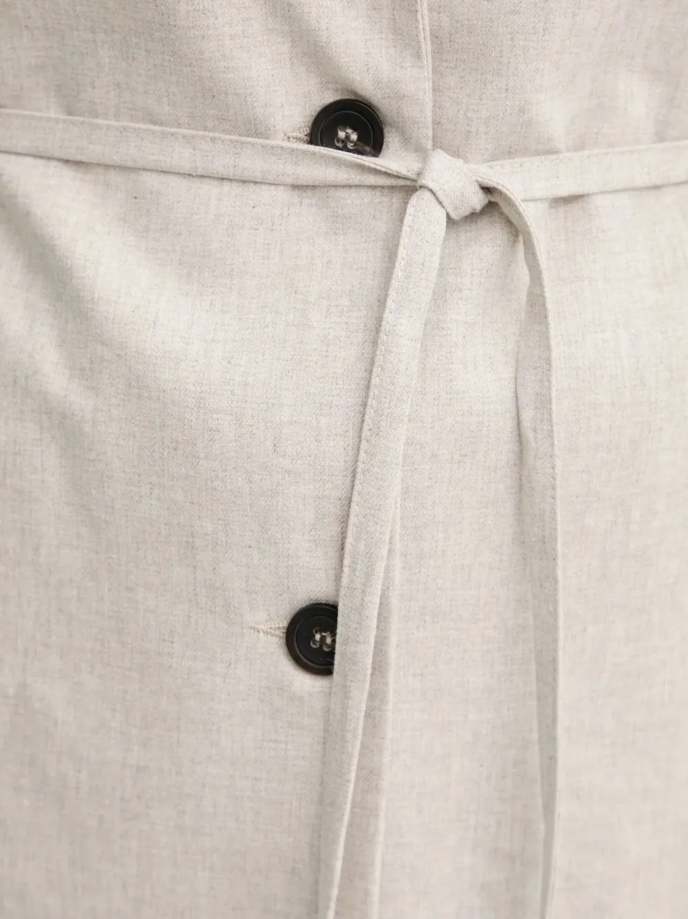 Alohas Belt-waist Single-breasted Blazer In Neutral