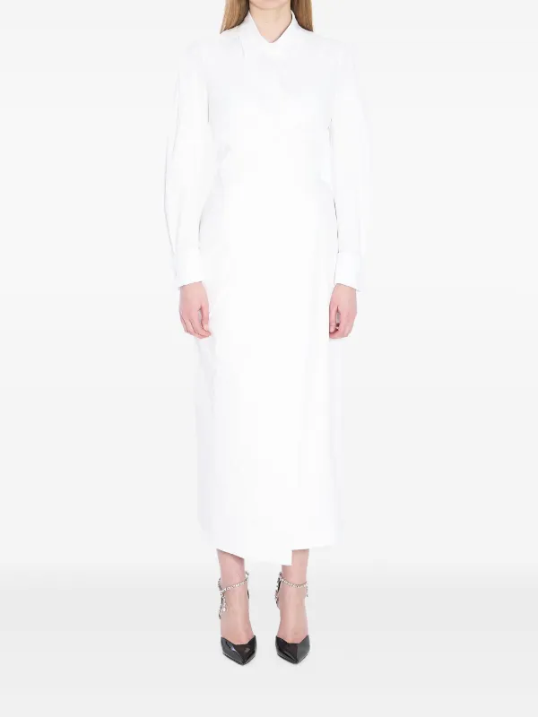 Max Mara Balzac Shirt Maxi Dress in White