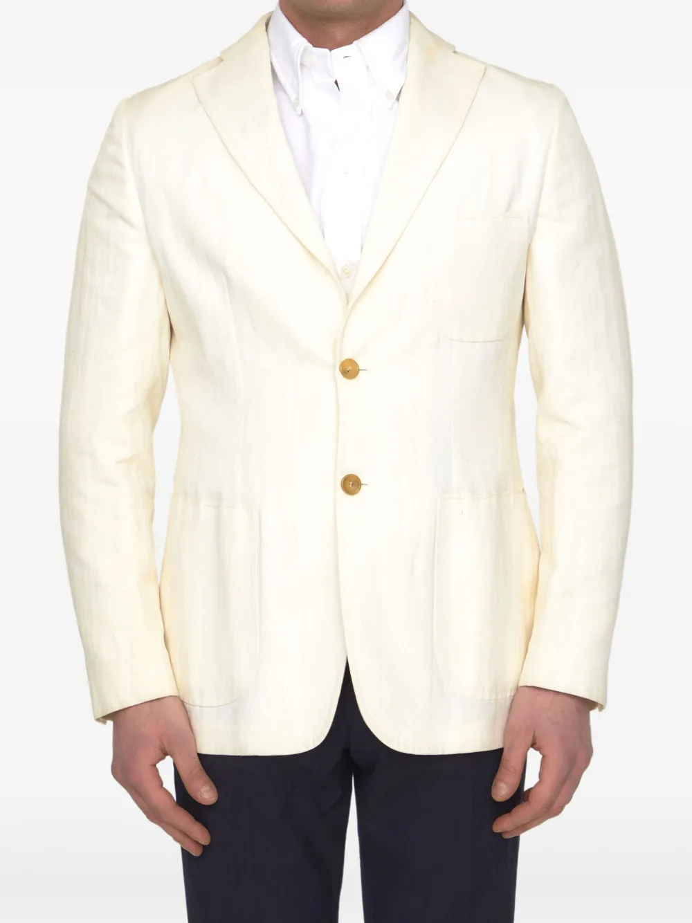 Tonello Cotton linen jacket | White | Image 1