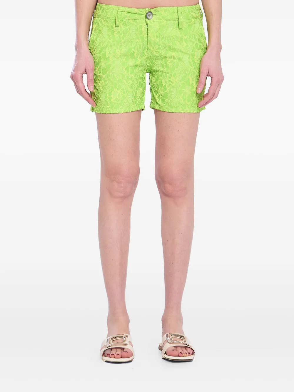 Basicon floral-pattern shorts | verde | Image 1