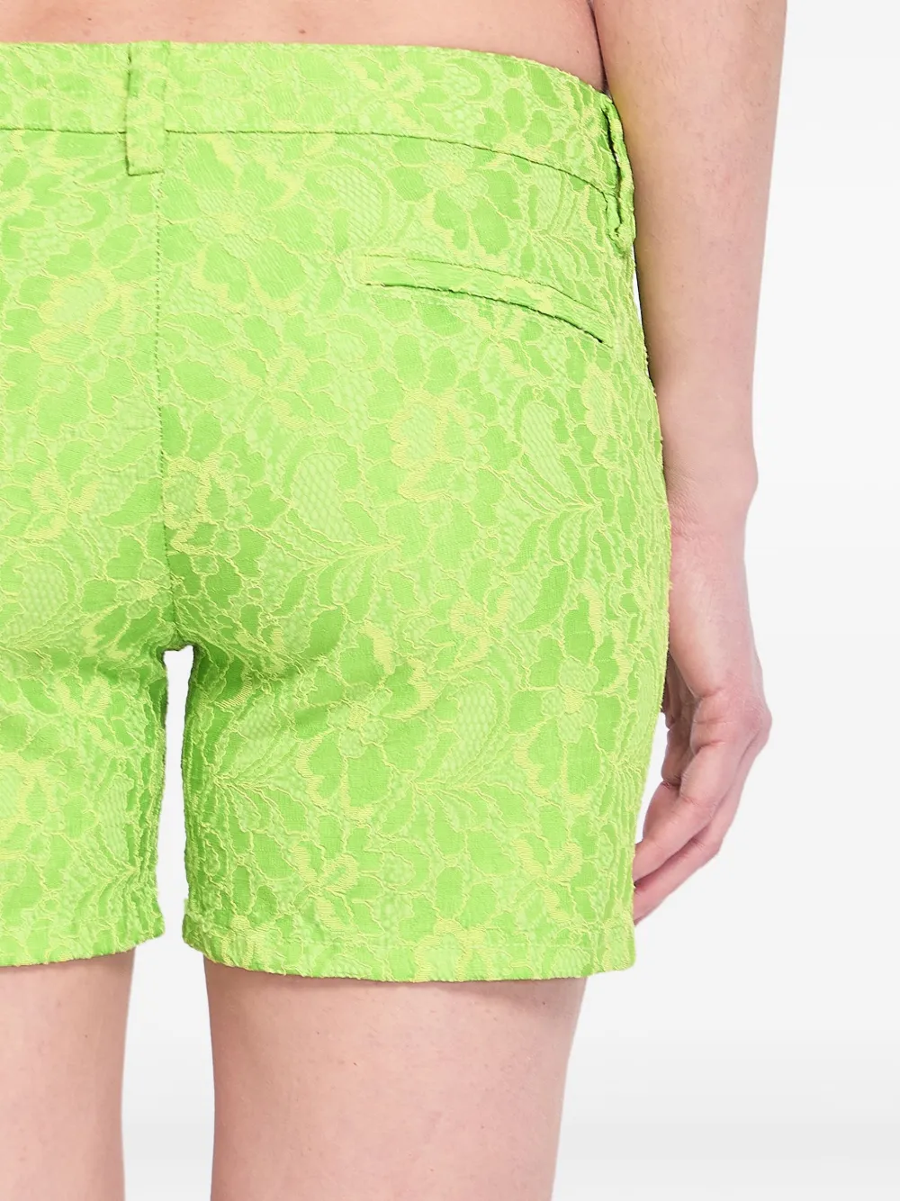 Basicon Floral-pattern Shorts In Green