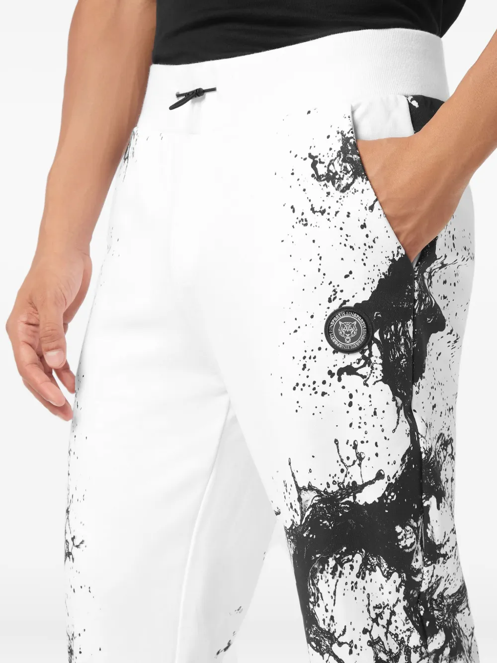 Plein Sport Joggingbroek met print Wit
