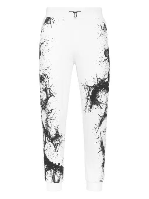 Plein Sport splash-print jogger trousers