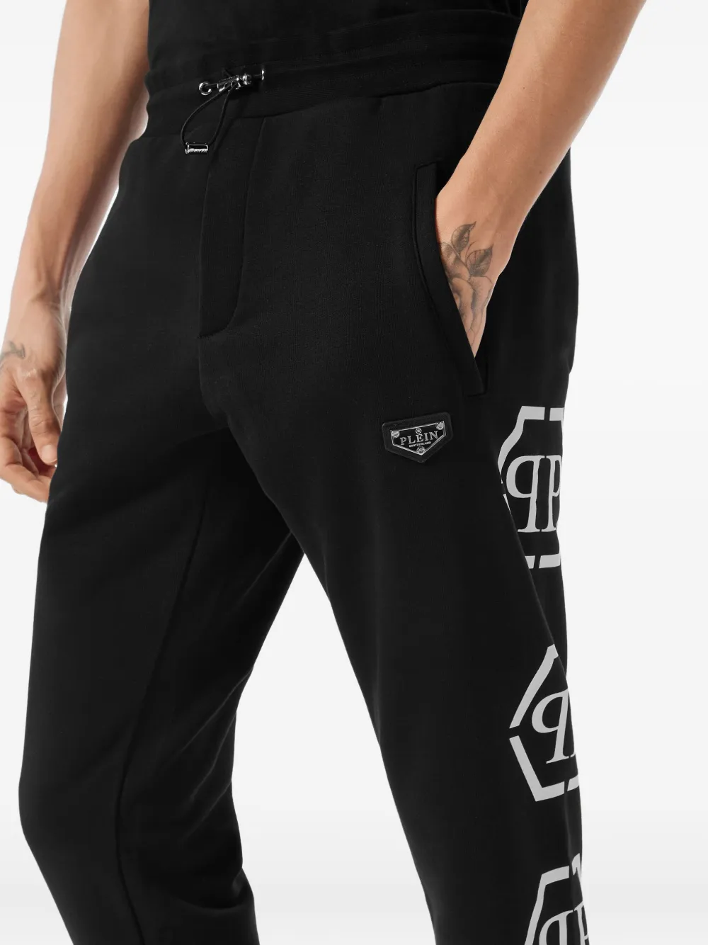 Philipp Plein Hexagon trainingsbroek Zwart