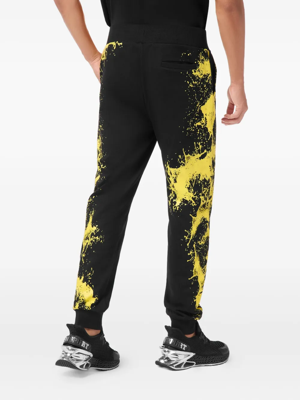 Plein Sport Joggingbroek met print Zwart