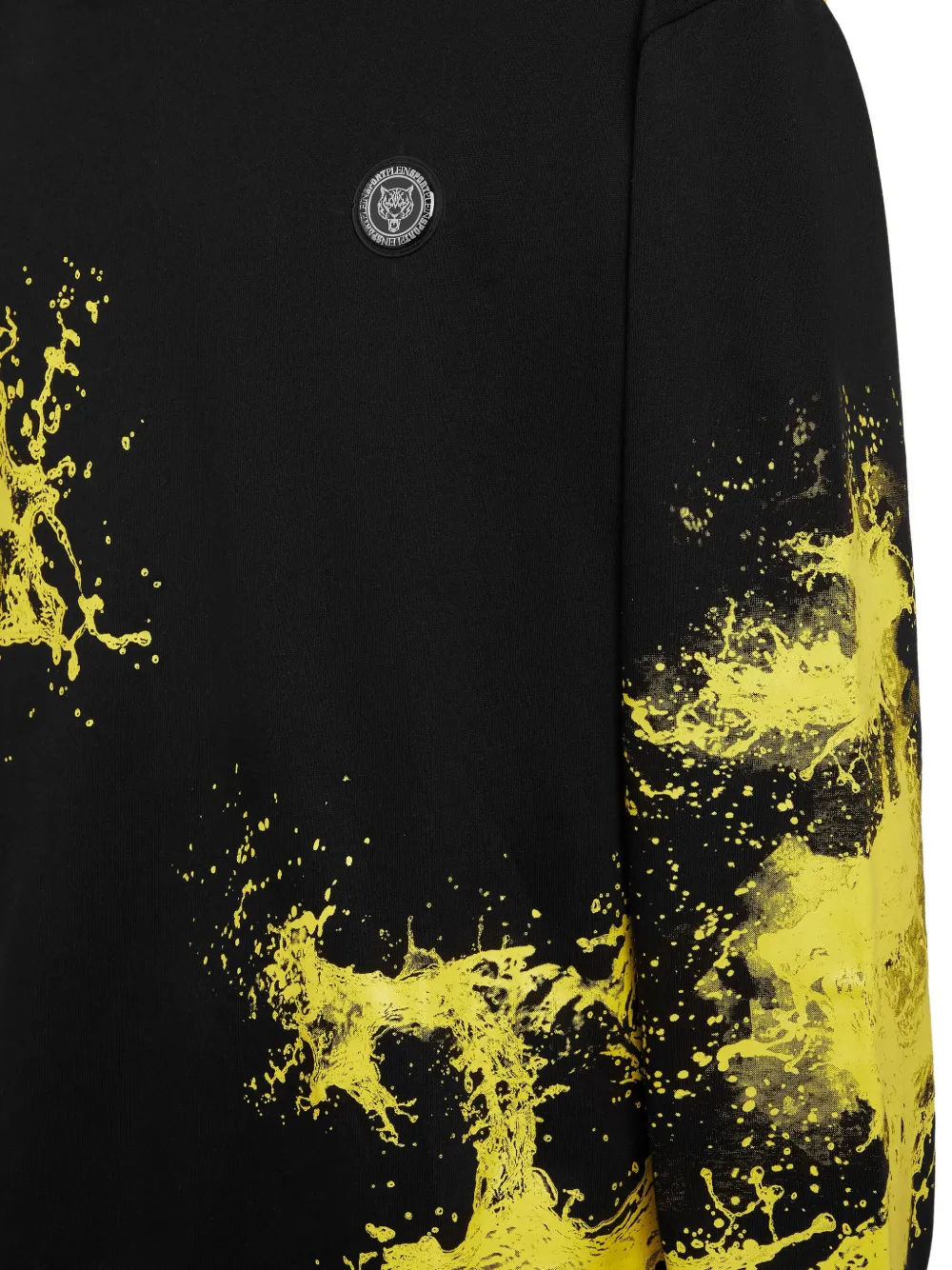 Plein Sport Splash sweater met capuchon Zwart