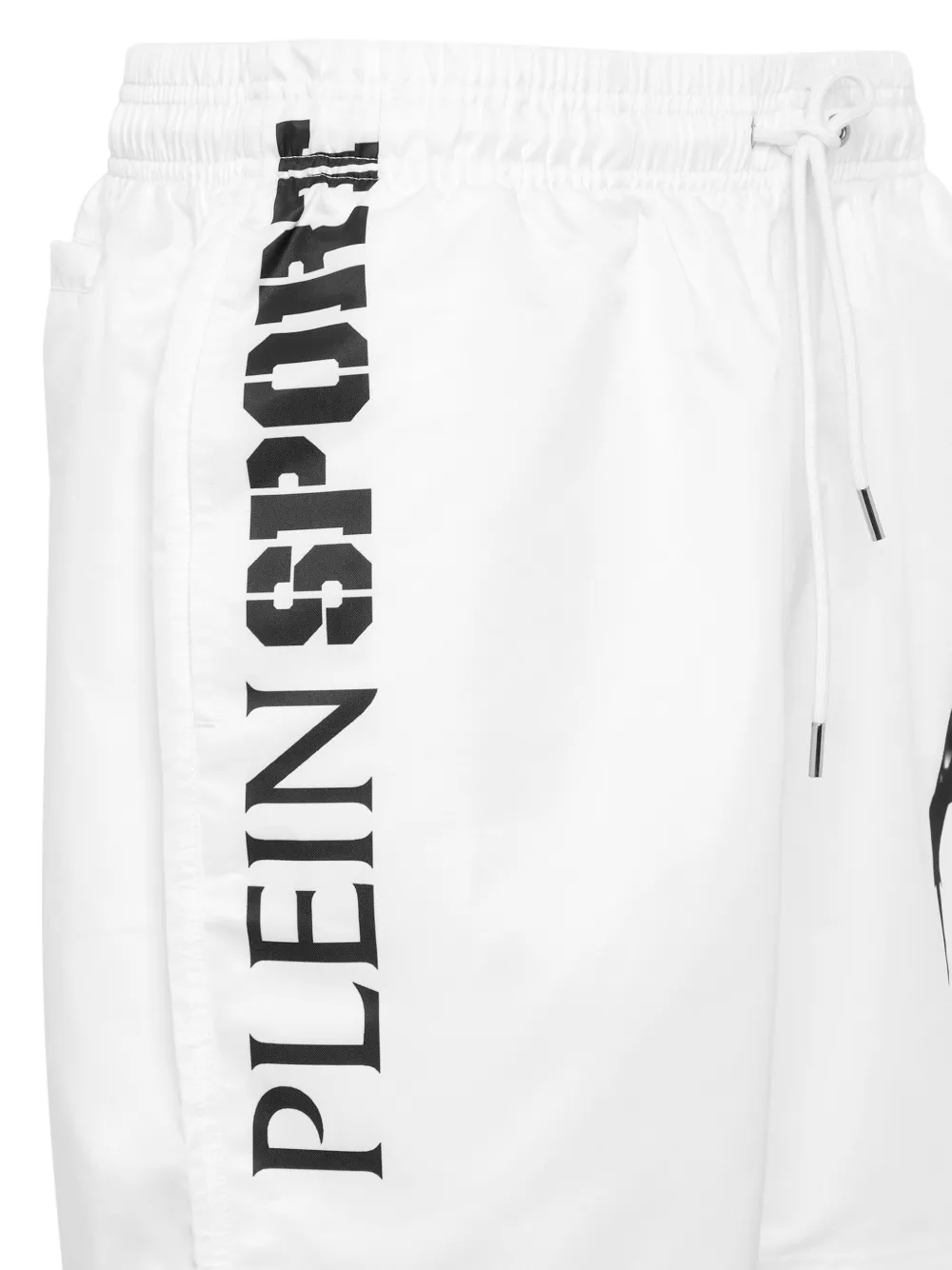 Plein Sport Zwembroek met logo Wit