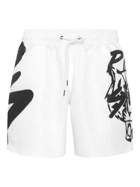 Plein Sport swim drawstring shorts