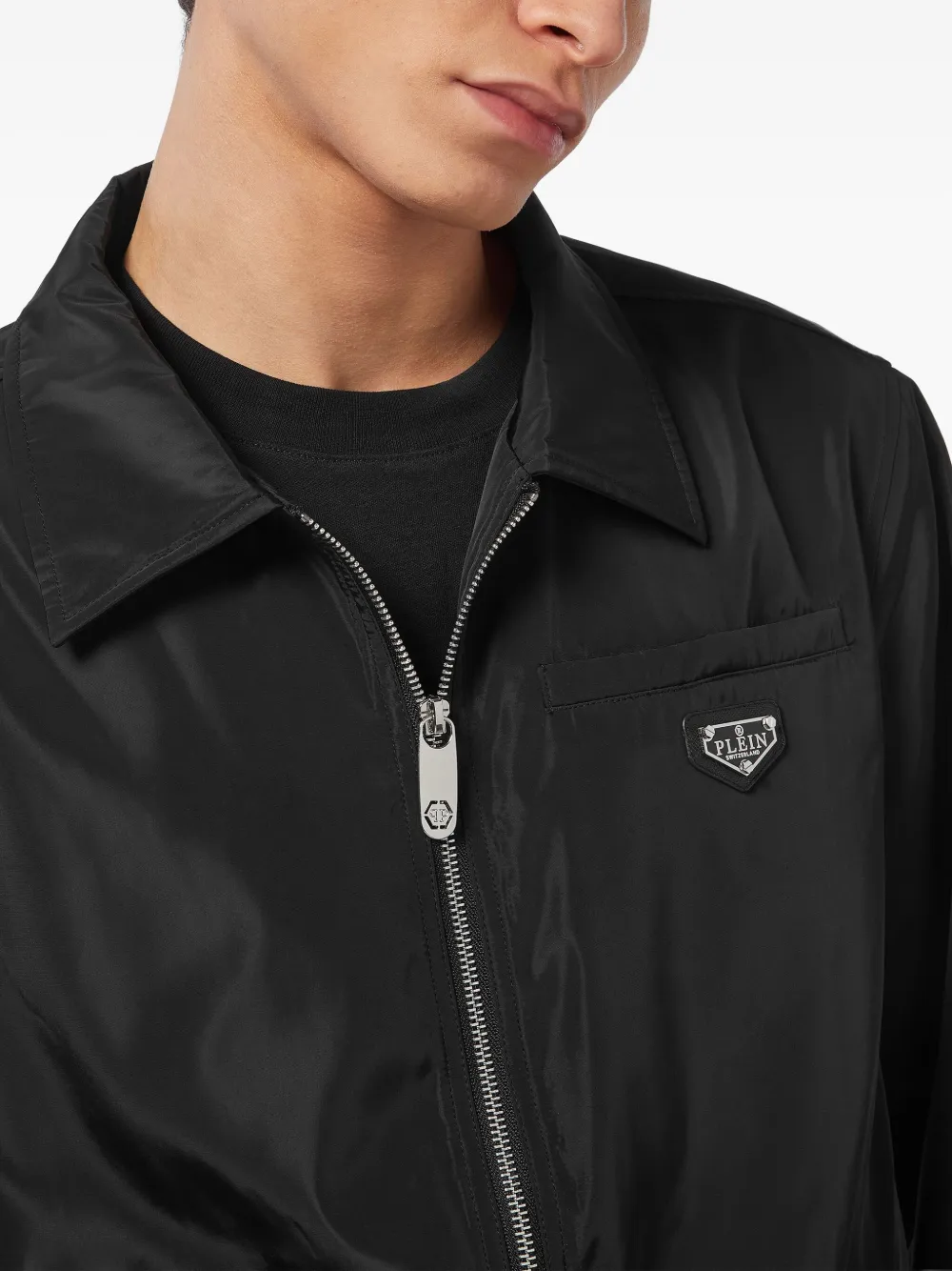 Philipp Plein Jack met rits Zwart