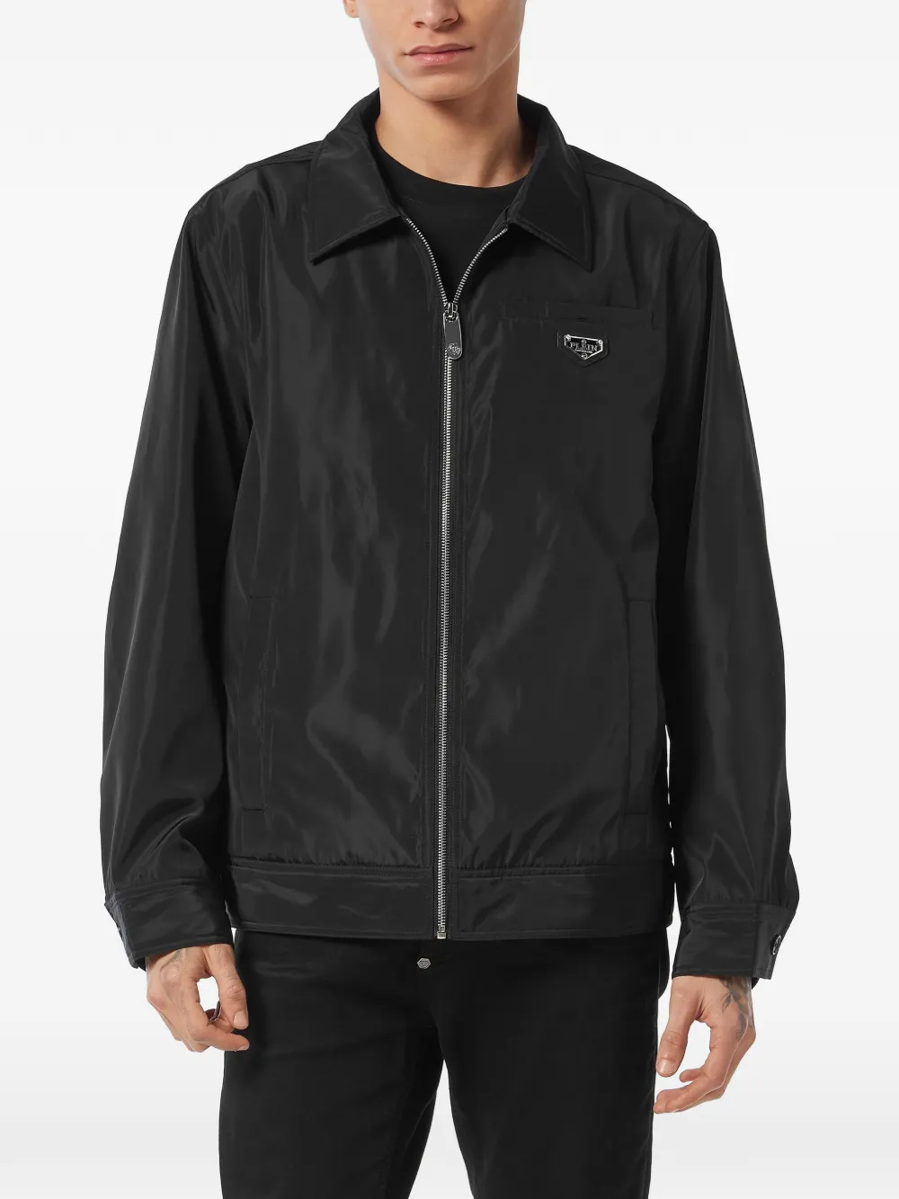 Philipp Plein Jack met rits Zwart