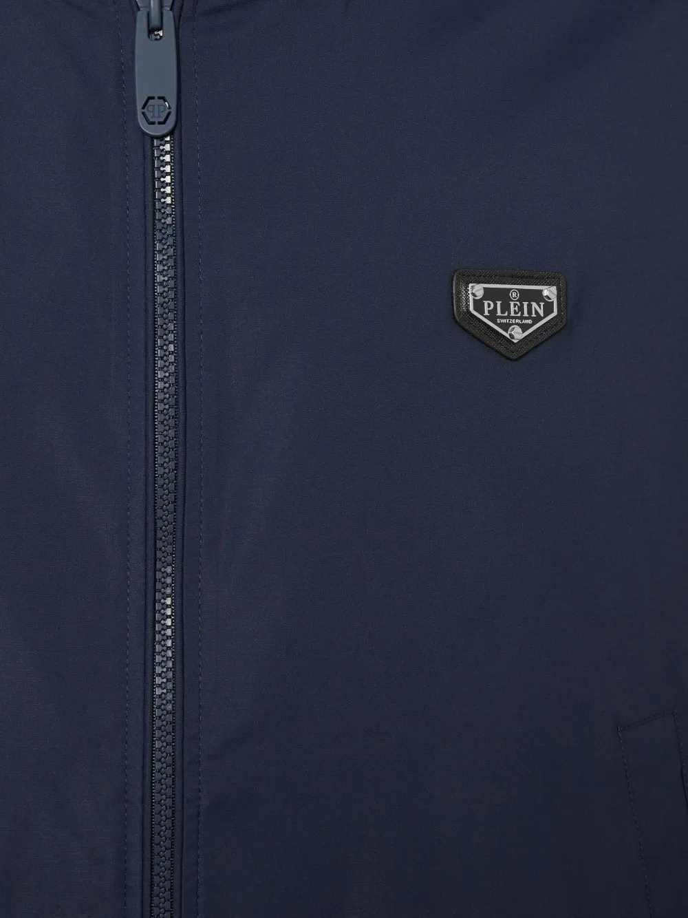 Philipp Plein Nylon bomberjack met rits Blauw
