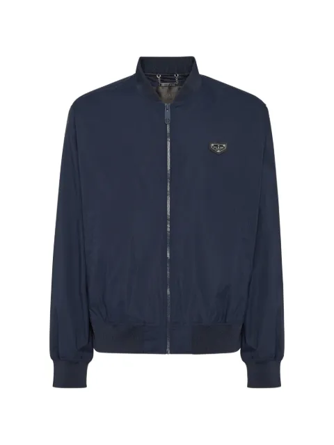 Philipp Plein zip nylon bomber jacket