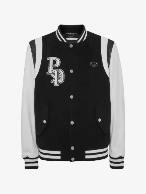 Philipp Plein two-tone bomber jacket