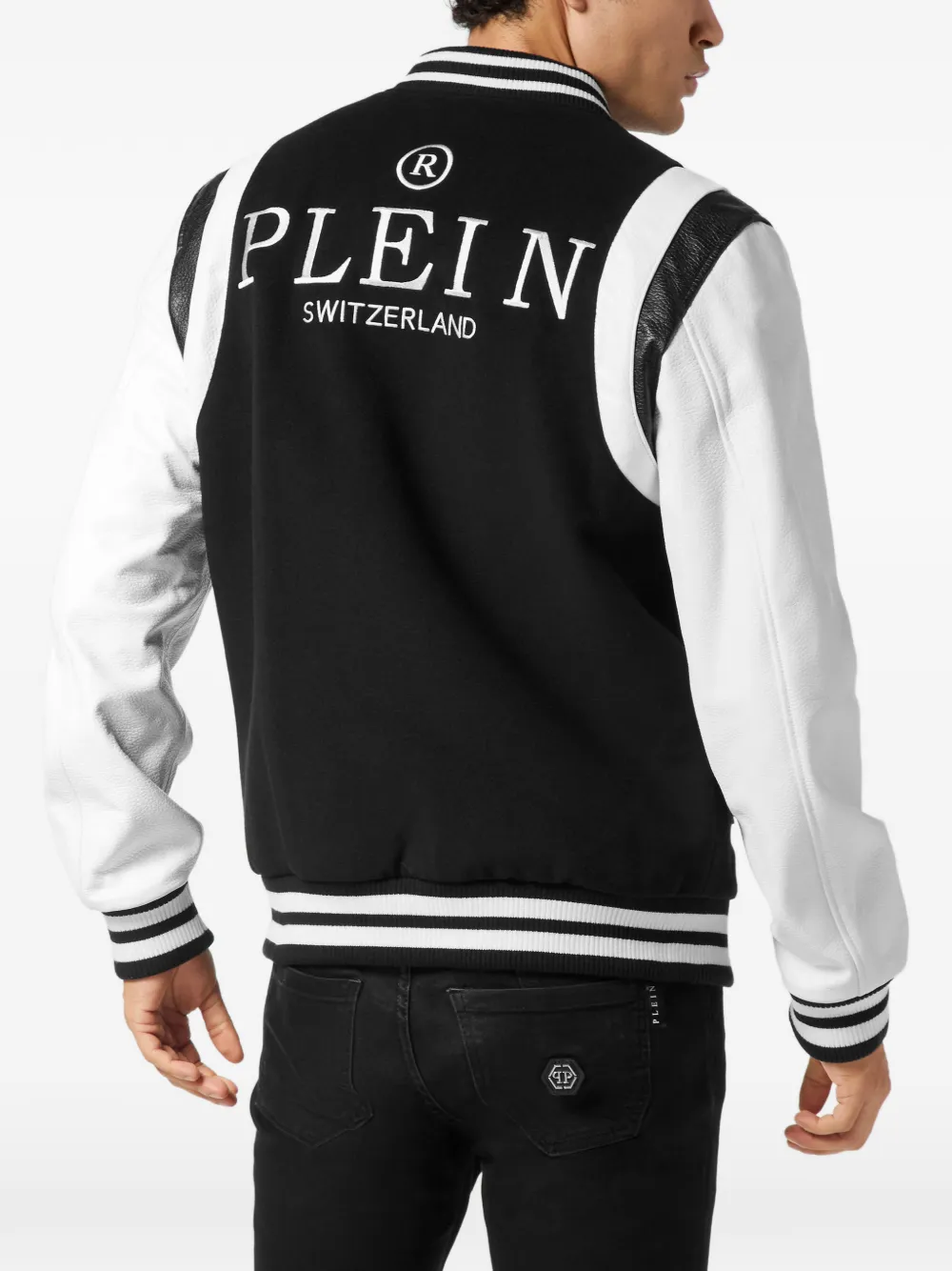 Philipp Plein Tweekleurig bomberjack Zwart