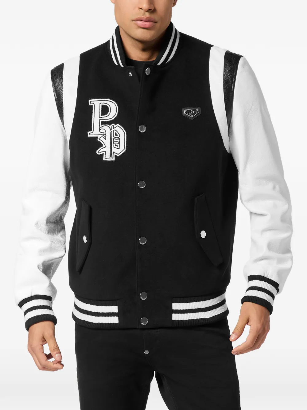 Philipp Plein Tweekleurig bomberjack Zwart