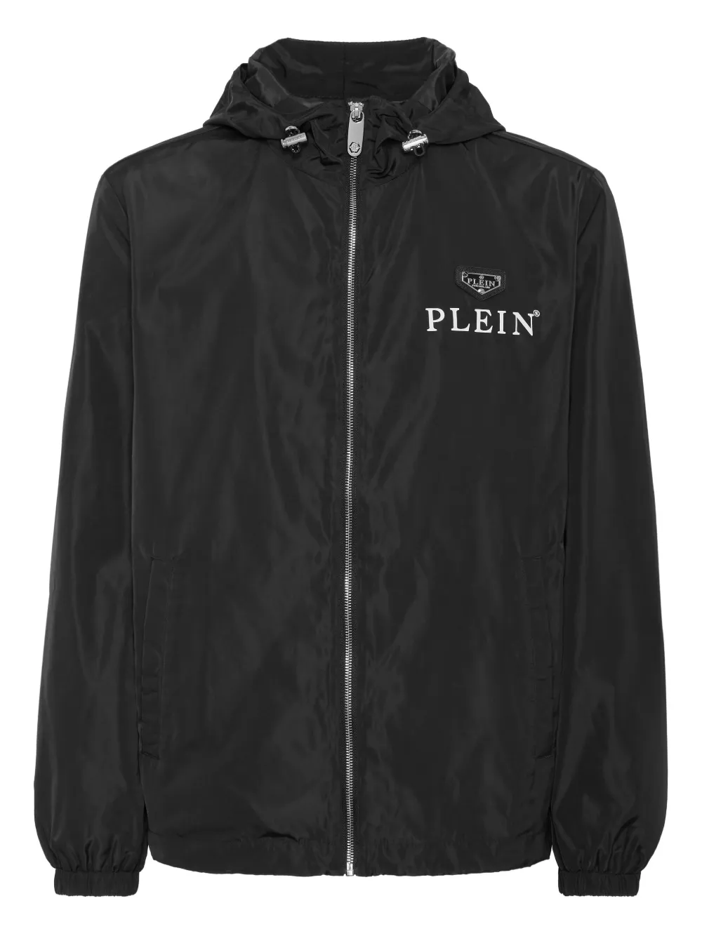 Philipp Plein zip-up hooded jacket | Black | Image 1
