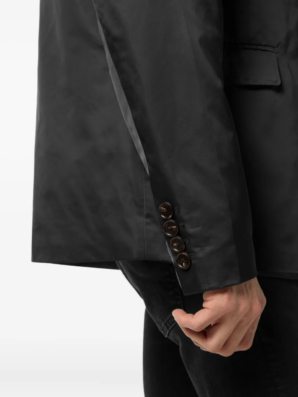 Philipp Plein Blazer met capuchon Zwart