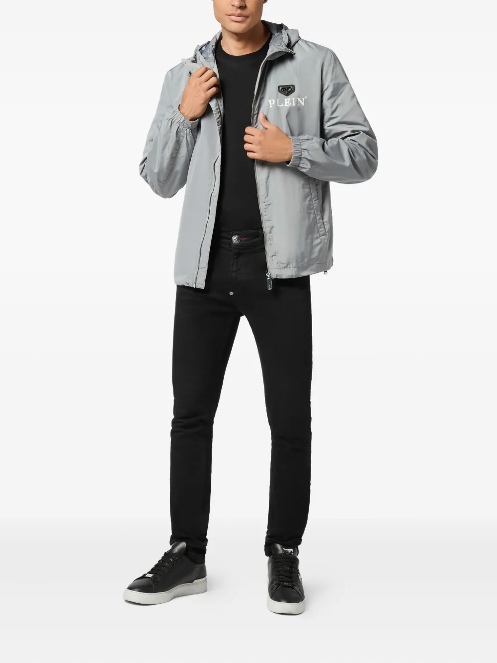 Philipp Plein logo-plaque hooded jacket | Hooded Jackets | Image 2