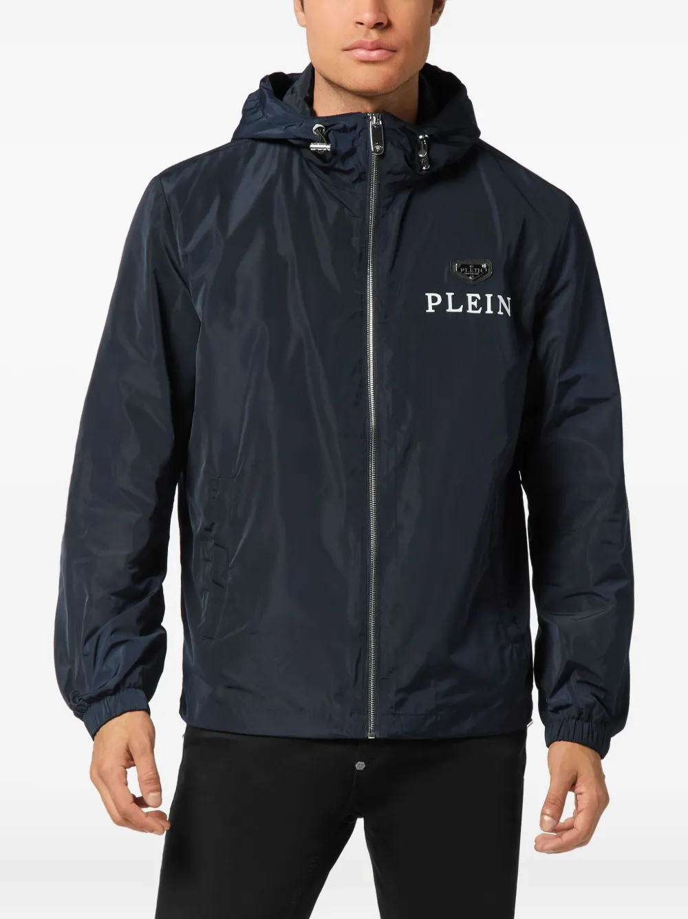 Philipp Plein Jack met logoplakkaat Blauw