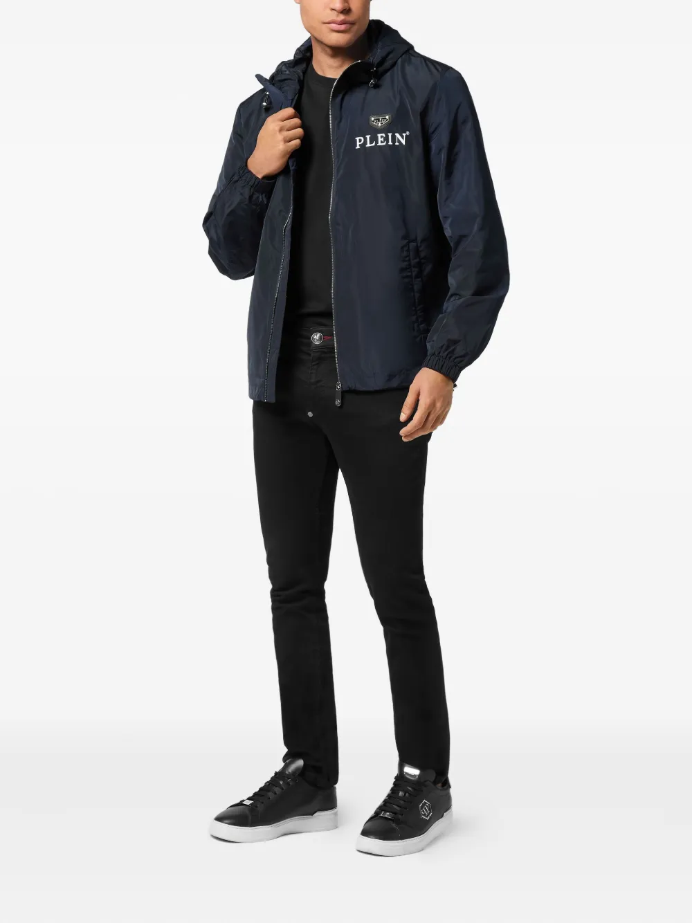 Philipp Plein logo-plaque hooded jacket | Hooded Jackets | Image 2