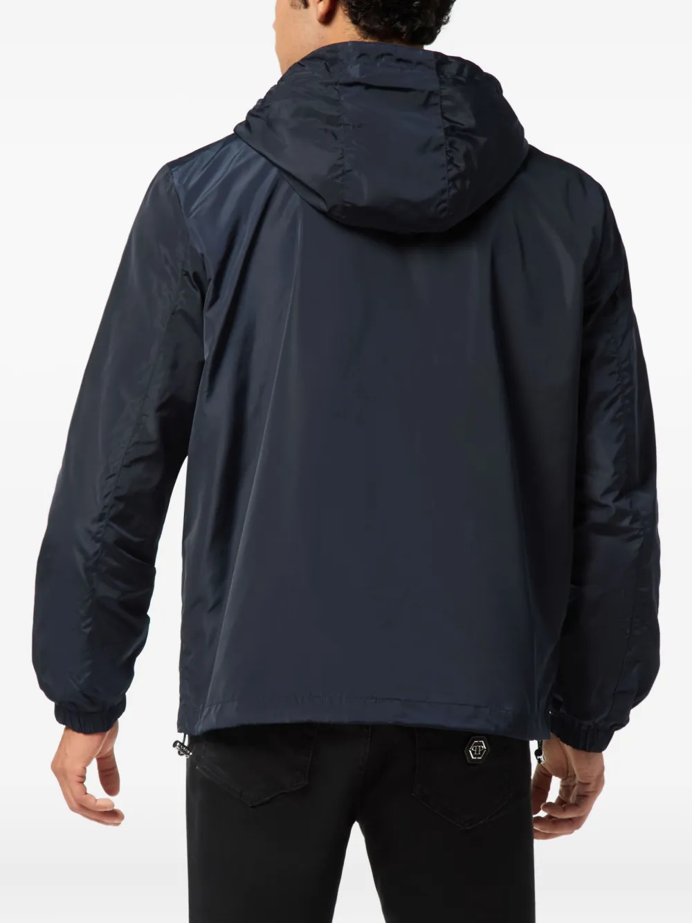 Philipp Plein Jack met logoplakkaat Blauw