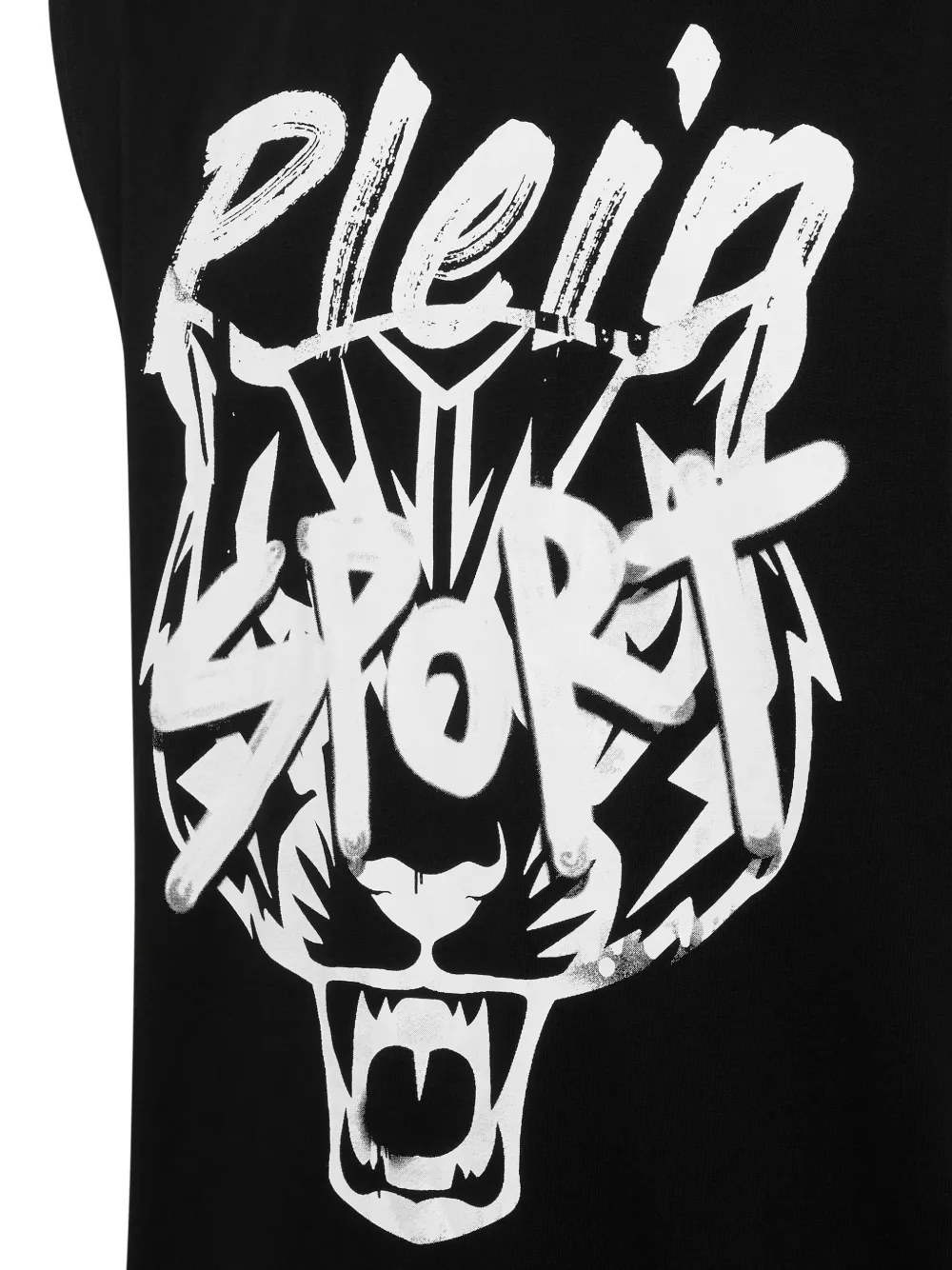 Plein Sport tanktop met grafische print Zwart