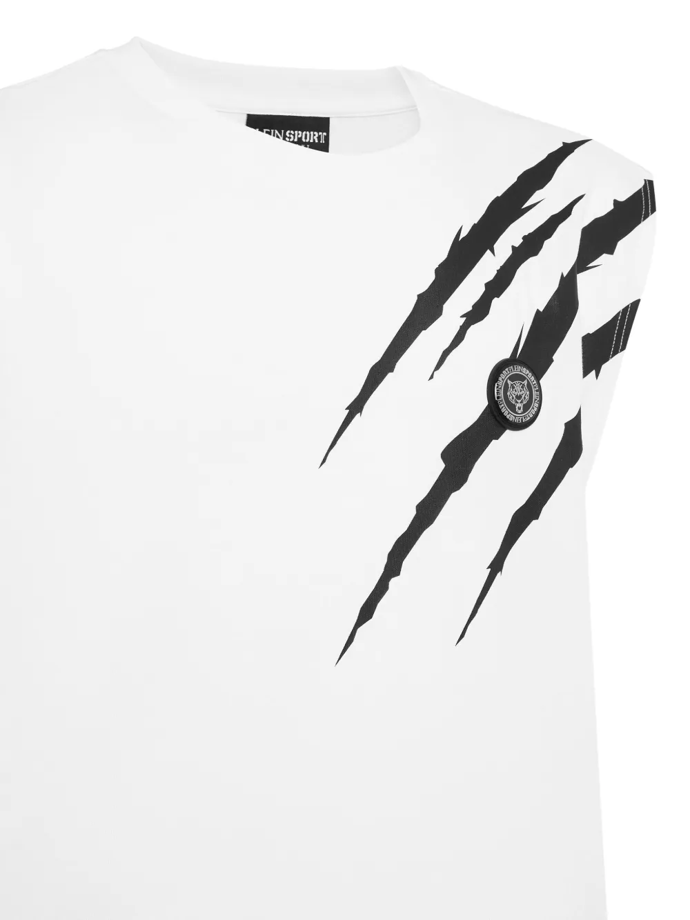 Plein Sport Scratch tanktop Wit