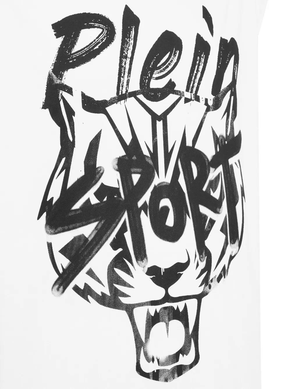 Plein Sport tanktop met grafische print Wit