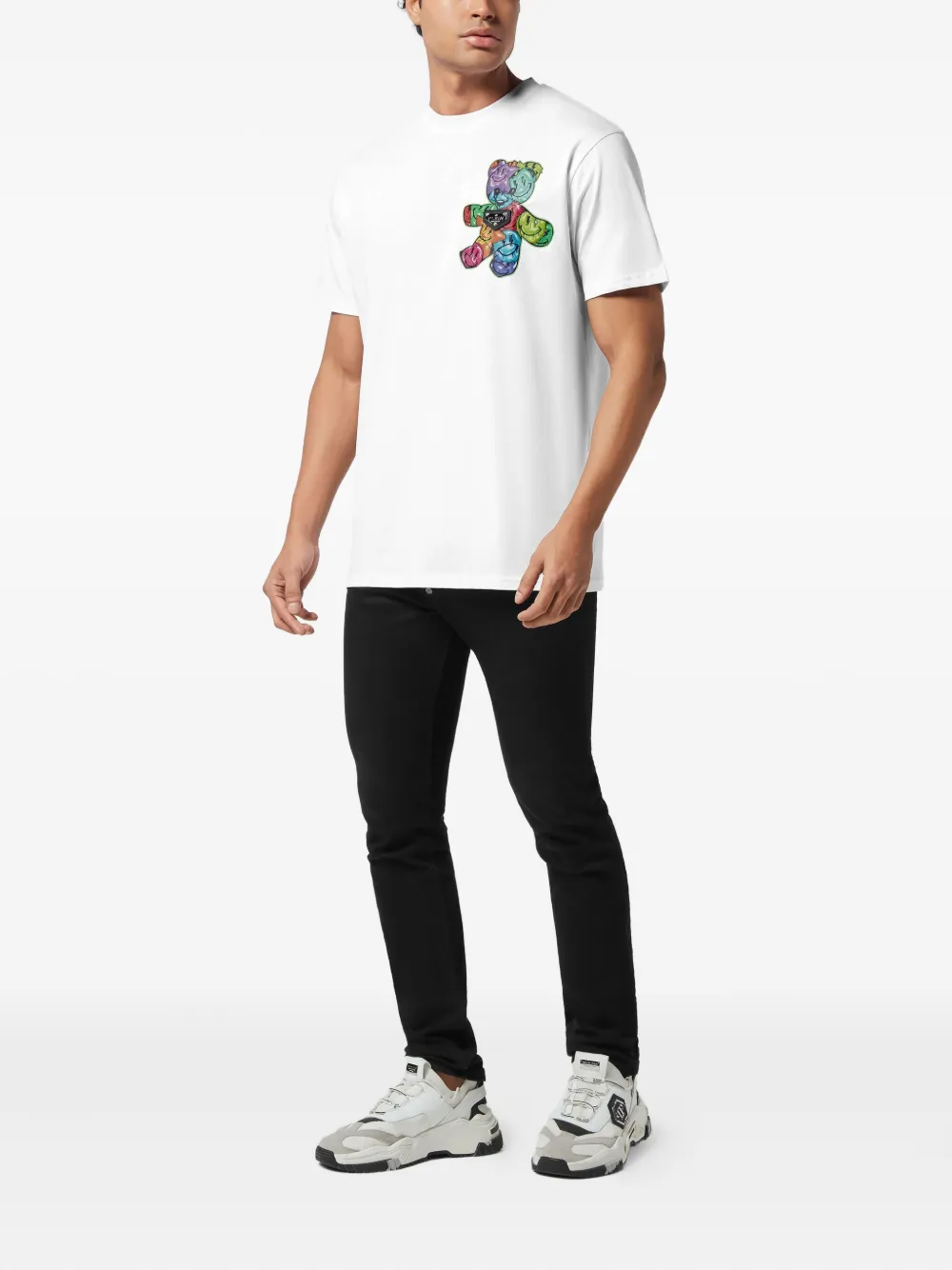 Philipp Plein T-shirt met teddybeerprint Wit