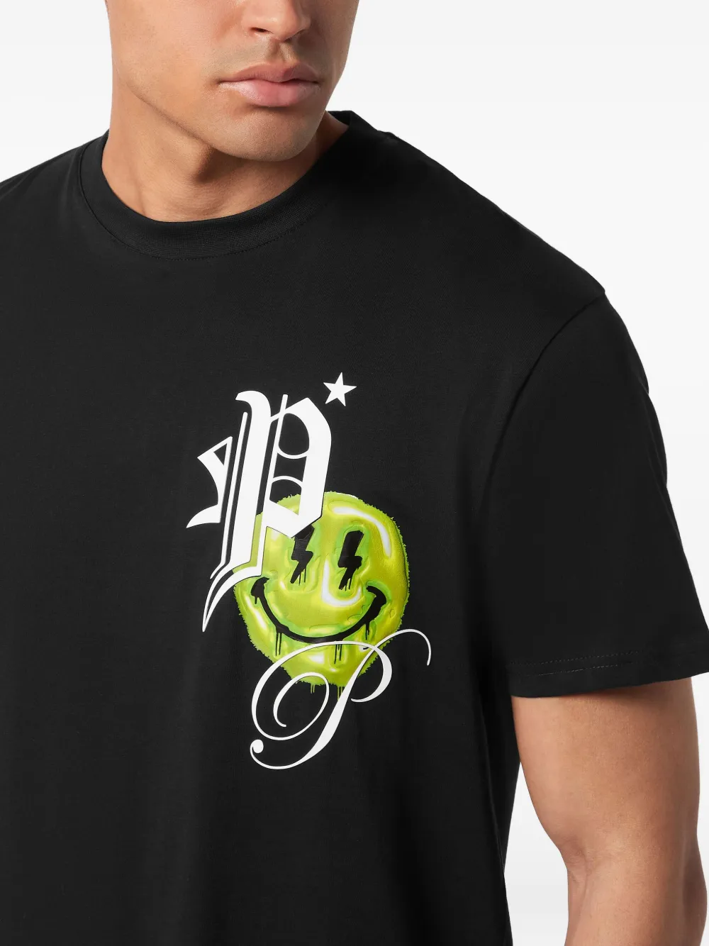 Philipp Plein Smile Balloon T-shirt Zwart