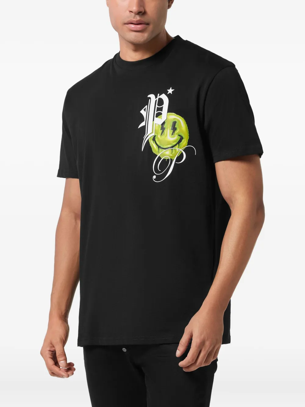Philipp Plein Smile Balloon T-shirt Zwart