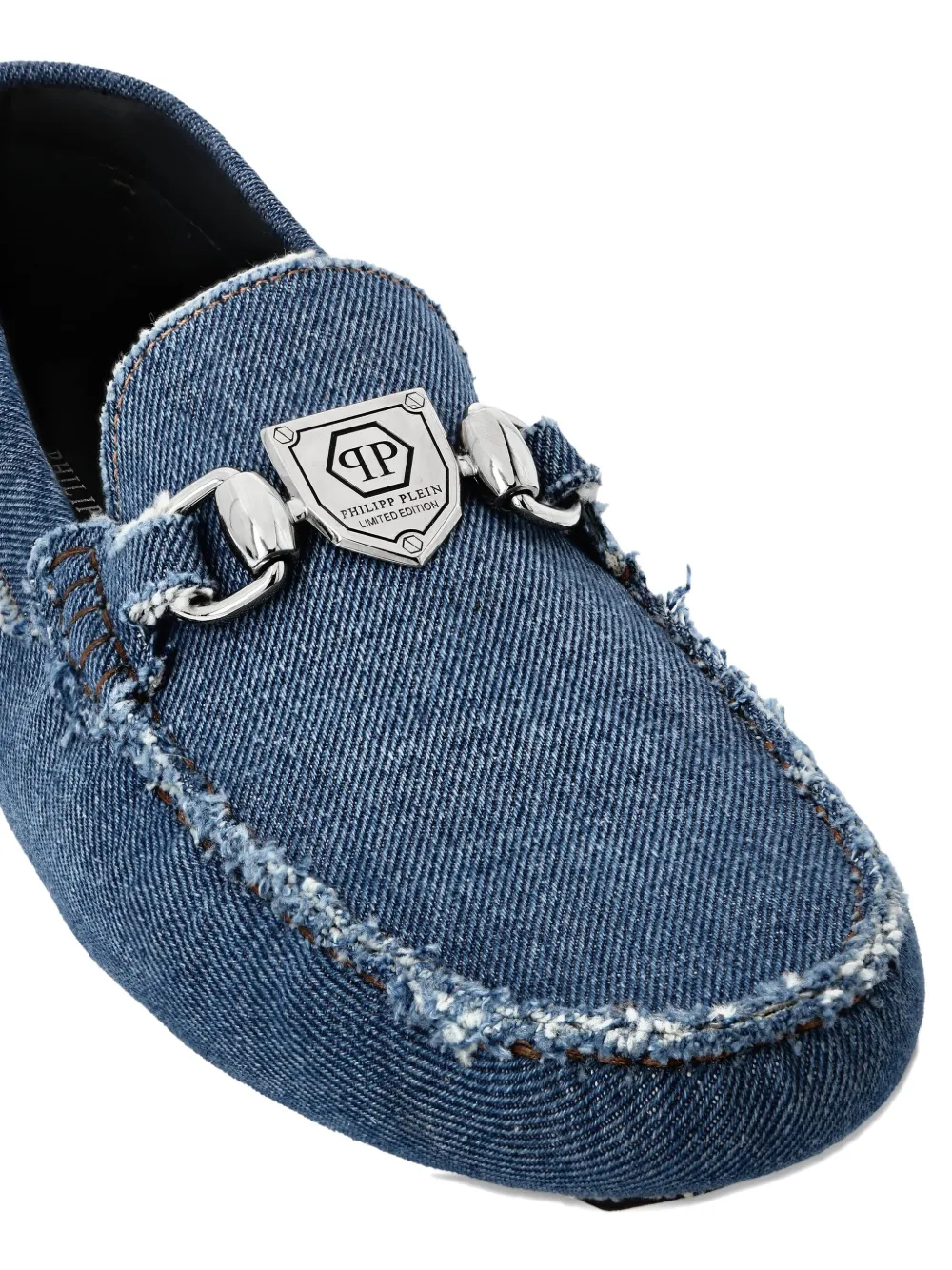 Philipp Plein denim loafers Blue
