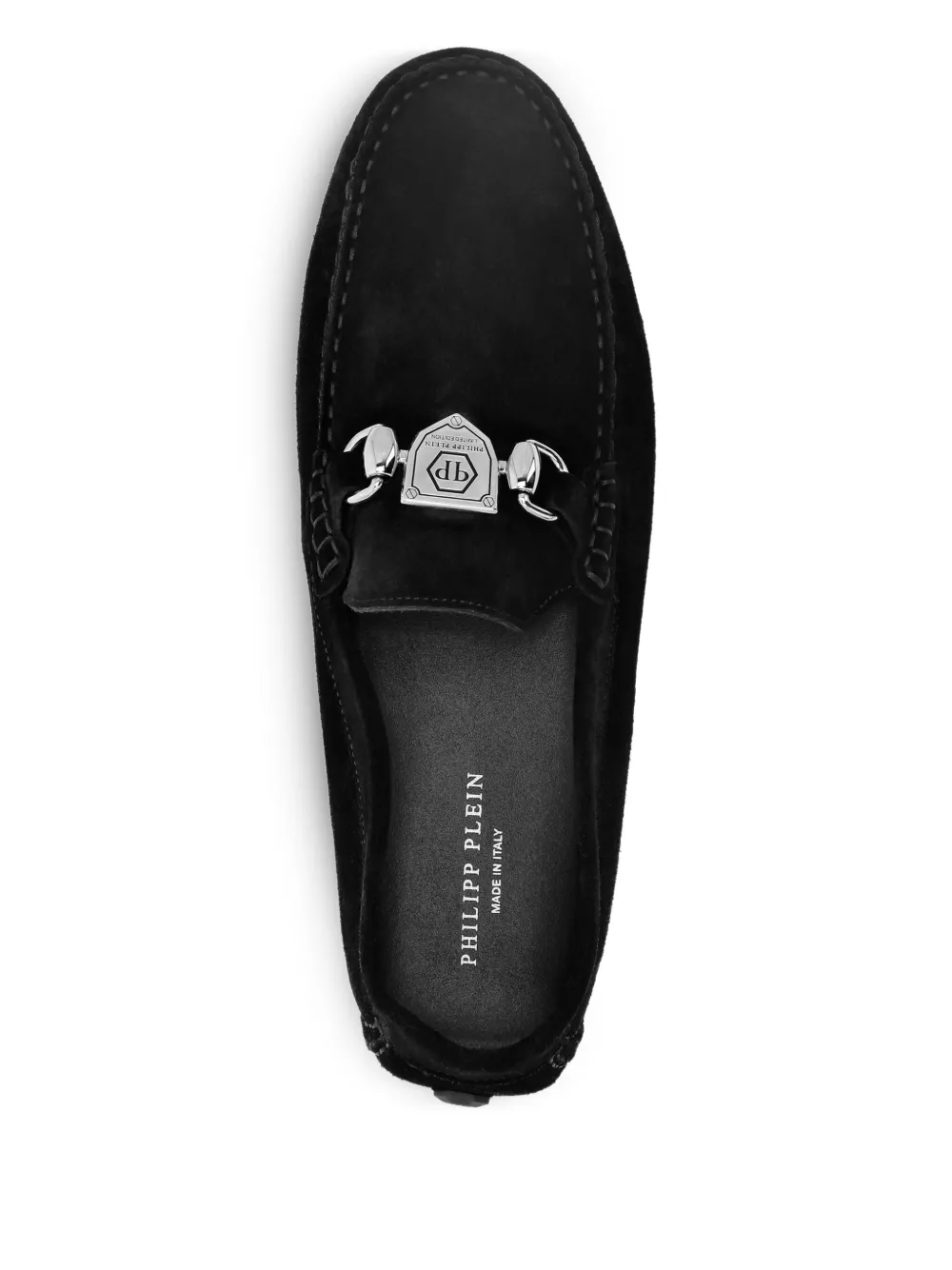 Philipp Plein suede driving loafers Black