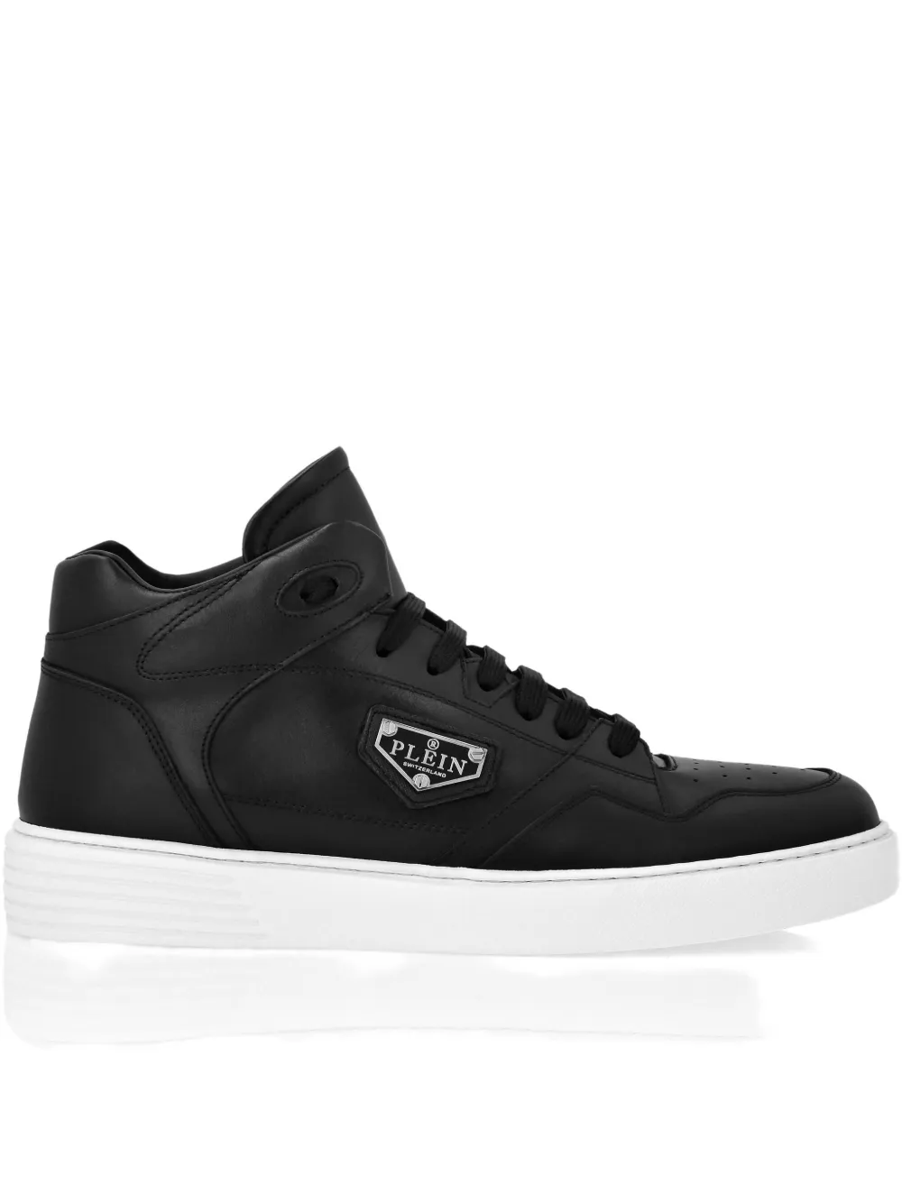 Philipp Plein Leather Hi-top Sneakers
