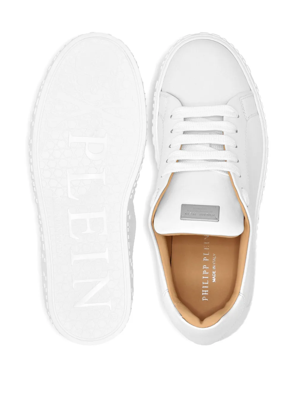 Philipp Plein embossed sole sneakers White