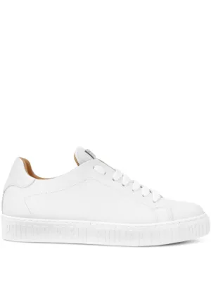 Alexander McQueen Tênis Oversized De Couro | Branco | FARFETCH BR