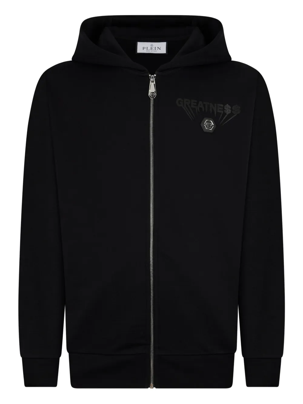 Philipp Plein zip hoodie - Nero