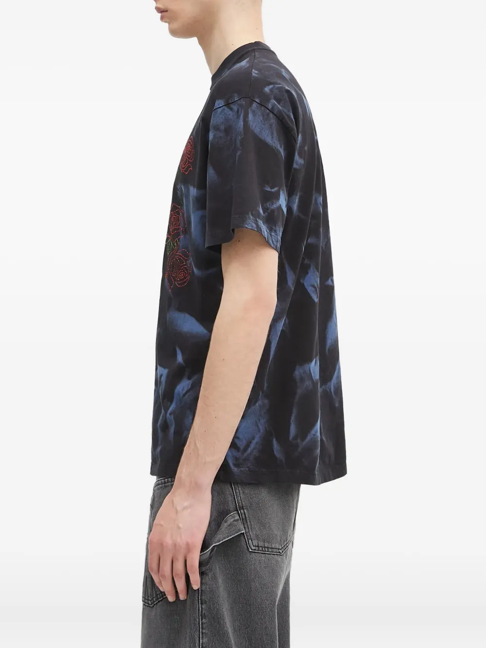 Aries skull rose tie-dye T-shirt | T-Shirts | Image 2