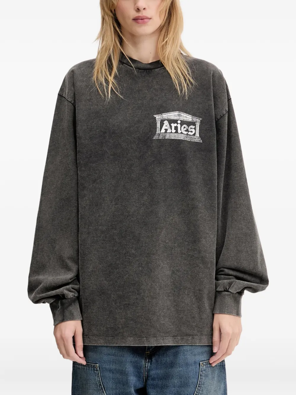 Aries logo long-sleeve T-shirt | T-Shirts | Image 2