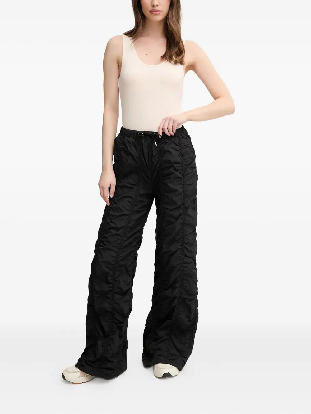 Alpha Industries Gesmockte broek Zwart