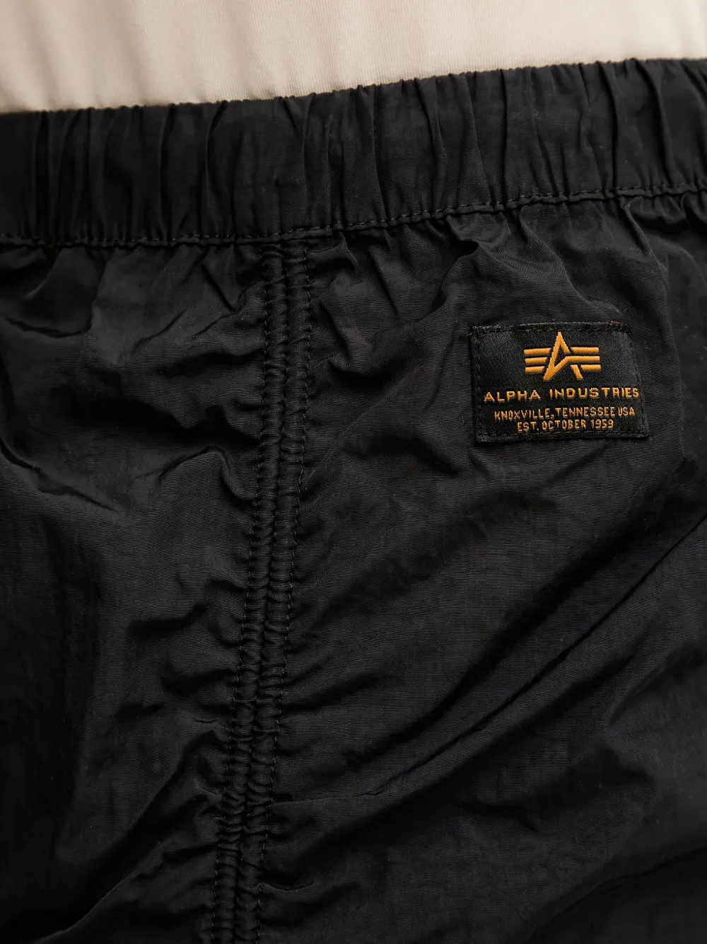 Alpha Industries Gesmockte broek Zwart