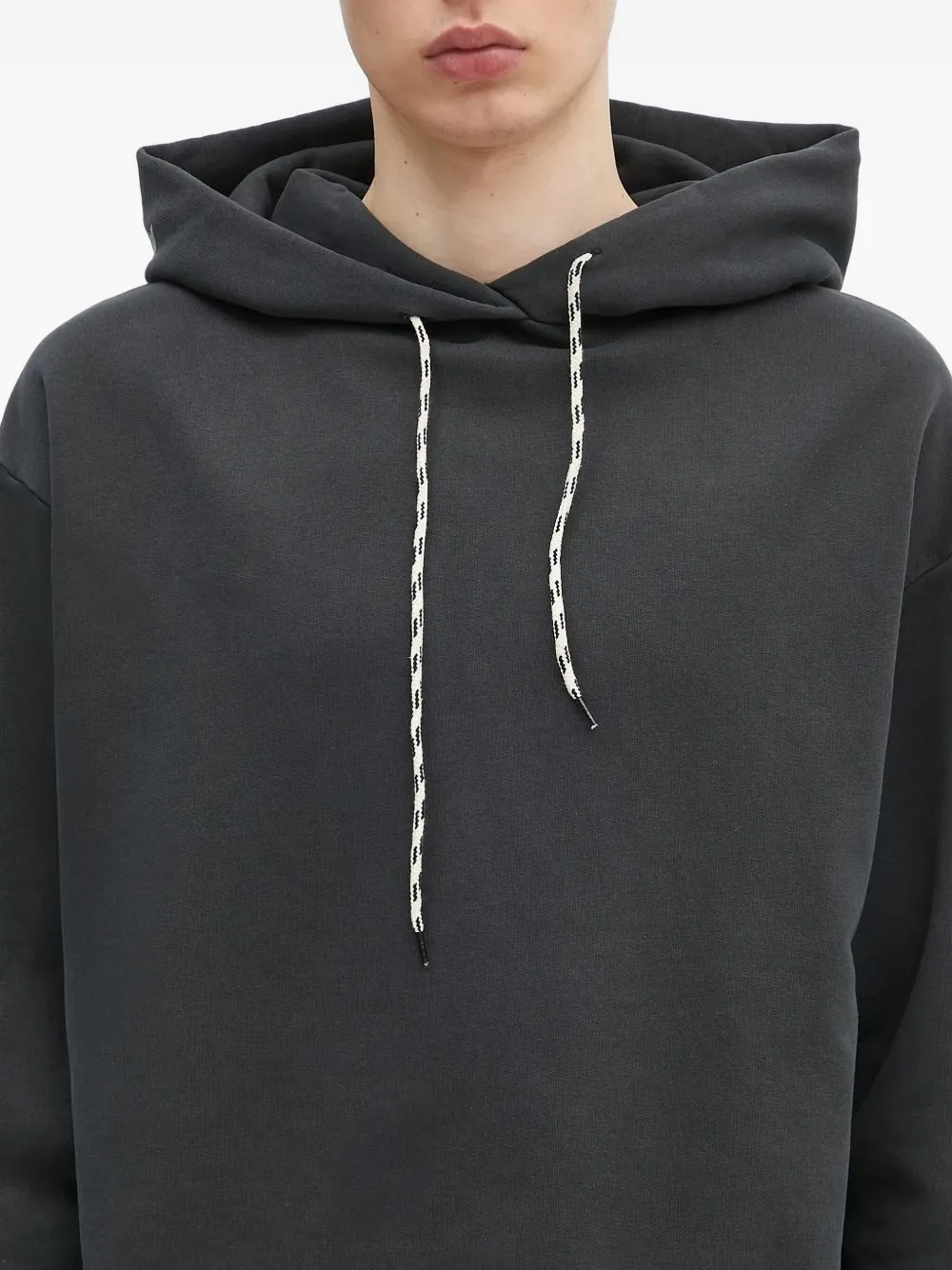 Aries drawstring-detail hoodie Zwart