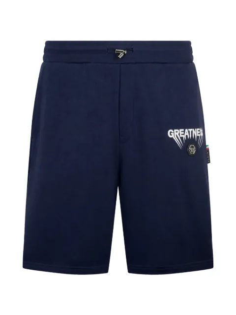 Philipp Plein fleece shorts Greatness