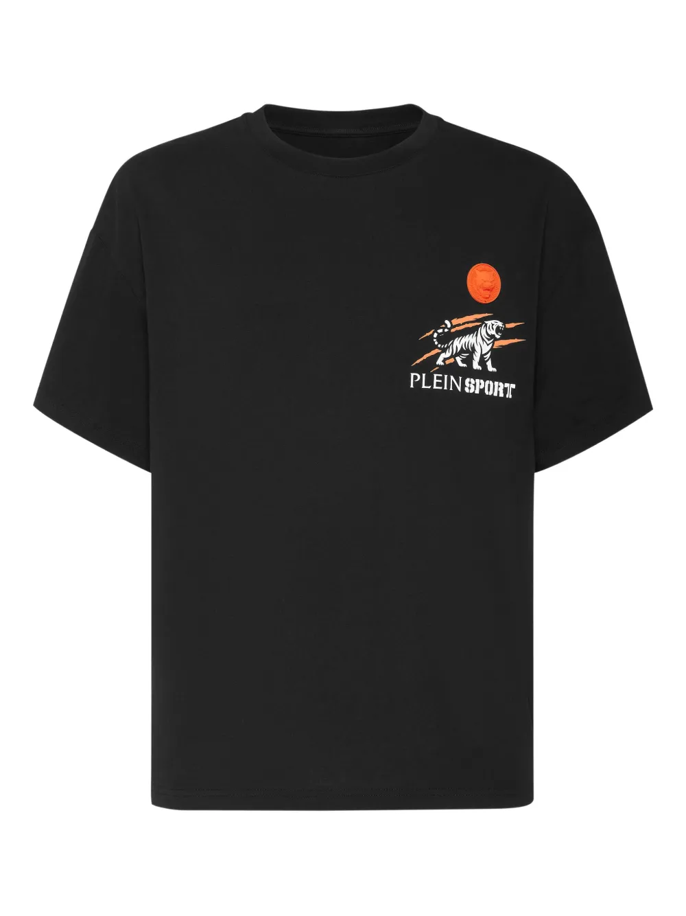 Plein Sport playera con estampado gráfico y cuello redondo | negro | Image 1