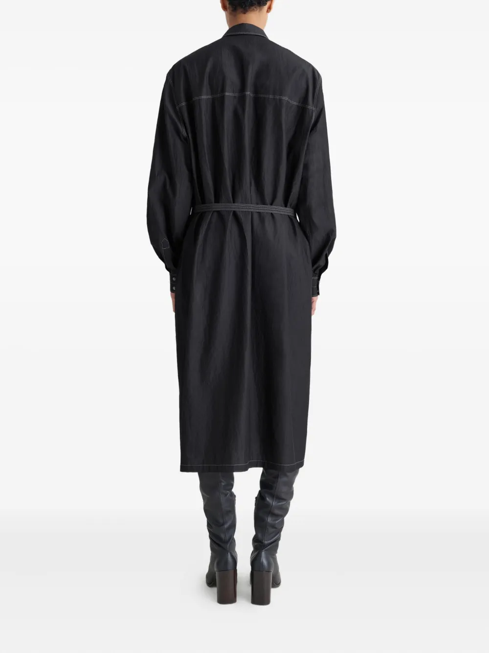 LEMAIRE アシンメトリーパネル ドレス | グレー | FARFETCH JP