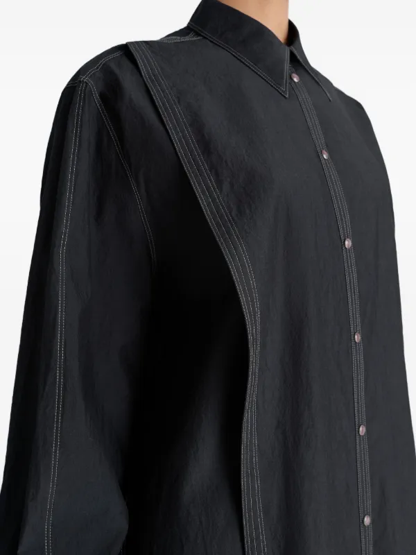 LEMAIRE アシンメトリーパネル ドレス | グレー | FARFETCH JP